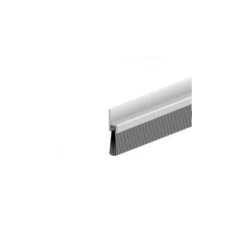Bas De Porte Avec Brosse Aluminium Pré-percé IBS-39 ELLEN "0308301D" De 1ml