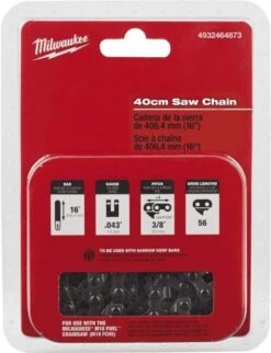 Chaine De Rechange Pour Tronconneuse MILWAUKEE "M18 FCHS"
