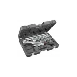 Coffret Cliquet Et Douilles De 3/4" 6 Pans FACOM "KL.500PB" De 18 Pièces