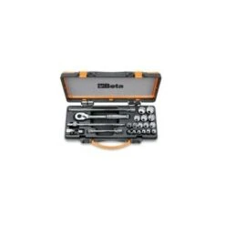 Coffret Cliquet Réversible Carré Mâle Douilles 12 Pans Et Accessoires BETA "920AS/MBM-C21" De 1/2"