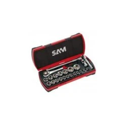 Coffret De Douilles Et Cliquet Carré De 1/2" SAM "75-SH23Z" De 23 Pièces