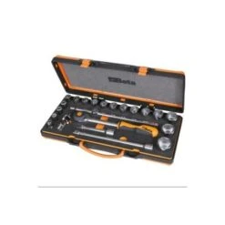 Coffret Métallique Cliquet Carré Femelle Douilles 6 Pans Et Accessoires BETA "920A/C17MR" De 1/2"