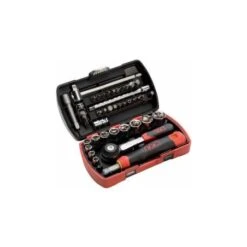 Coffret Pocket Light Cliquet Et Douilles 1/4" SAM " 73-R39Z" De 39 Pièces