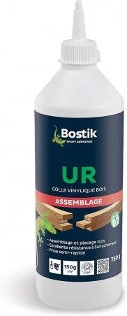 Colle à Bois Vinylique D2 Agobois Rapide BOSTIK "UR" Biberon 250 Grs