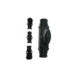 Crémone Avec Bouton Noir Rustique Ry59d JARDINNIER MASSARD "J041145" De 6 Pièces