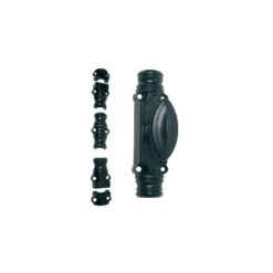 Crémone Fonctionnelle Noir AFBAT "041372" Avec Bouton Ovale