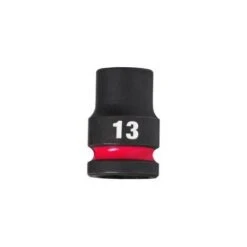 Douille à Choc Courte Carré De 1/2" 6 Pans MILWAUKEE "4932480307" De 13 M/m