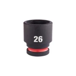 Douille à Choc Courte Carré De 1/2" 6 Pans MILWAUKEE "4932480320" De 26 M/m