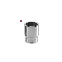 Douille à Carré 1/2" De 12 Pans Métrique FACOM "S.28" De 28 M/m