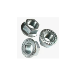 Ecrou à Embase Crantée Zingué De 12 M/m