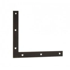 Equerre D'assemblage Renforcée Noire Bout Carrée TORBEL "J656100" De 160 M/m