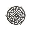 Grille D'aération Ronde En Fonte Brut TORBEL "J507481" Diamètre 16 Cm