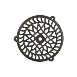 Grille D'aération Ronde En Fonte Brut TORBEL "J507481" Diamètre 16 Cm