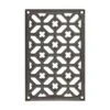 Grille D’aération Rectangulaire En Fonte Brute TORBEL "J507401" De 210 X 120 M/m