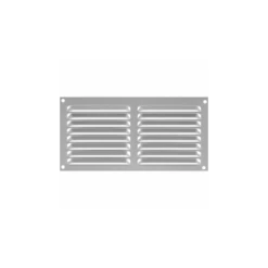 Grille De Ventilation Métallique à Persienne AUTOGYRE "911020" De 200 X 100 M/m