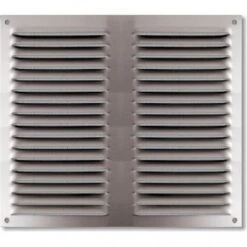 Grille De Ventilation Métallique à Persienne AUTOGYRE "912020" De 200 X 200 M/m