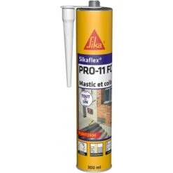 Mastic Colle Polyuréthane PU Sikaflex Pro11FC SIKA "659320" De 300 Ml - Blanc