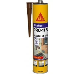 Mastic Colle Polyuréthane PU Sikaflex Pro11FC SIKA "659666" De 300 Ml - Marron