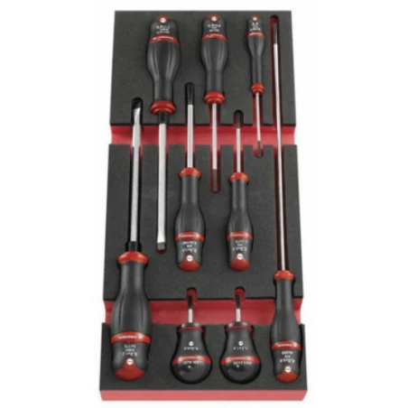 Module mousse tournevis protwist vis à fentes FACOM "MODM.AT4" de 9 pièces Module Mousse Tournevis Protwist Vis à Fentes FACOM "MODM.AT4" De 9 Pièces -GUILLEMARRE BOUTIQUE module mousse tournevis protwist vis a fentes facom modm at4 de 9 pieces