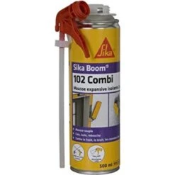 Mousse Isolante Polyuréthane Sikaboom 102 Combi SIKA "521224" De 500 Ml