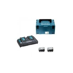 Pack énergie Makpac De 2 Batteries Et Chargeur MAKITA "197629-2" De 18 V - 5 Ah
