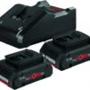 Pack Énergie PROCORE 2 Batteries + Chargeur BOSCH "1600A01BA3" De 18V - 4,0 Ah