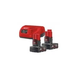 Pack énergie Red Lithium MILWAUKEE "M12 NRG-402" De 12 V - 4,0 Ah