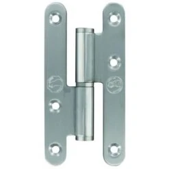 Paumelle De Menuiserie Bouts Ronds Gauche Inox 304 TORBEL "J5323245" De 140 X 70 M/m