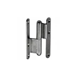 Paumelle De Paris Coudée Bout Rond Gauche MONIN "614030" De 110 X 60 X 70 M/m