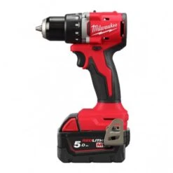 Perceuse-visseuse Brushless MILWAUKEE "M18 BLDDRC-502C" De 18 V - 5 Ah - 60 Nm
