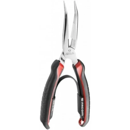 Pince demi-ronde à bec long effilé coudé 40° FACOM "183A.20CPE" de 200 m/m Pince Demi-ronde à Bec Long Effilé Coudé 40° FACOM "183A.20CPE" De 200 M/m -GUILLEMARRE BOUTIQUE pince facom demi ronde a bec long effile coude 40 deg