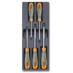 Plateau Thermoformé Rigide Avec Composition Tournevis BETA "T176" De 5 Outils