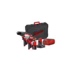 Powerpack Perceuse Visseuse à Batterie MILWAUKEE "M12 BPP2B-421C" De 12 V