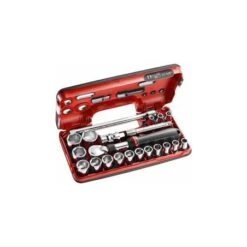Coffret De Douille Avec Cliquet Extensible De 1/2" FACOM "SXL.DBOX1PB" De 21 Pièces