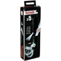 Jeu De 5 Clés à Cliquet MOB "9008005001" De 8 à 19 M/m