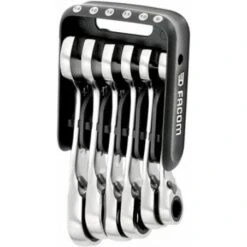 Jeu De 6 Clés Mixtes Courtes à Cliquet FACOM "467BS.JP6PB" De 8 à 14 M/m