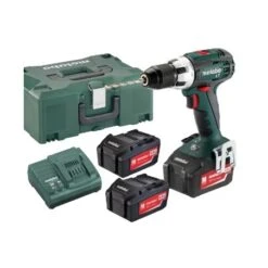 Perceuse Visseuse à Charbon METABO "BS18LT" De 18V - 4ah Avec 3 Batteries