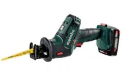 Scie Sabre Une Main Compact Sans Fil METABO "SSE18 LTX" De 18 V - 2 Ah
