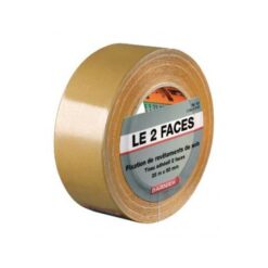 Ruban Adhésif Double Face Naturel BARNIER "115486" De 50 M/m
