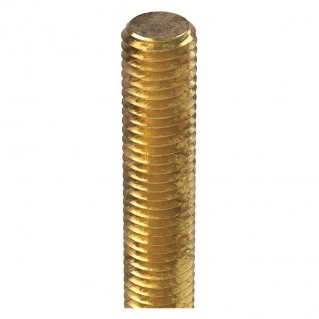 Tige filetée laiton de 8 m/m Tige Filetée Laiton De 8 M/m -GUILLEMARRE BOUTIQUE tige filetee laiton de 8