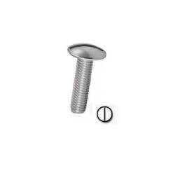 Vis Poêlier ACTON "2001708" Tête Ronde Fendu Inox A2 De 6 X 70