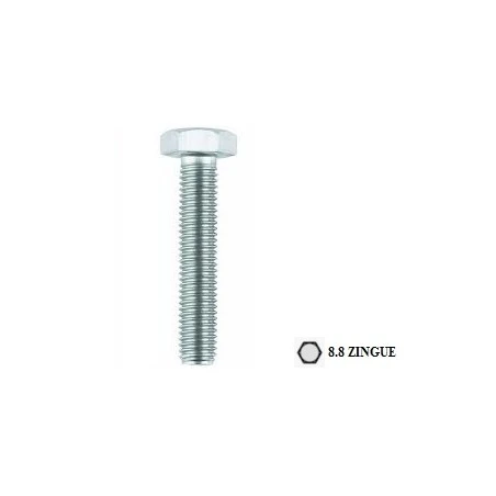 Vis tête hexagonale zinguée classe 8.8 de 6 x 45 Vis Tête Hexagonale Zinguée Classe 8.8 De 6 X 45 -GUILLEMARRE BOUTIQUE vis tete hexagonale zinguee classe 8 8 de 6 x 45